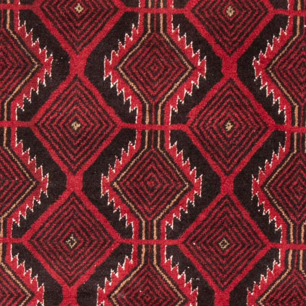 Runner Belutsch Rug - 184 x 103 cm - red