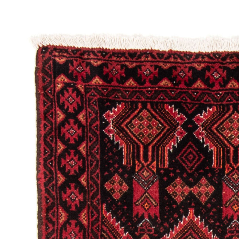 Runner Belutsch Rug - 182 x 100 cm - dark red