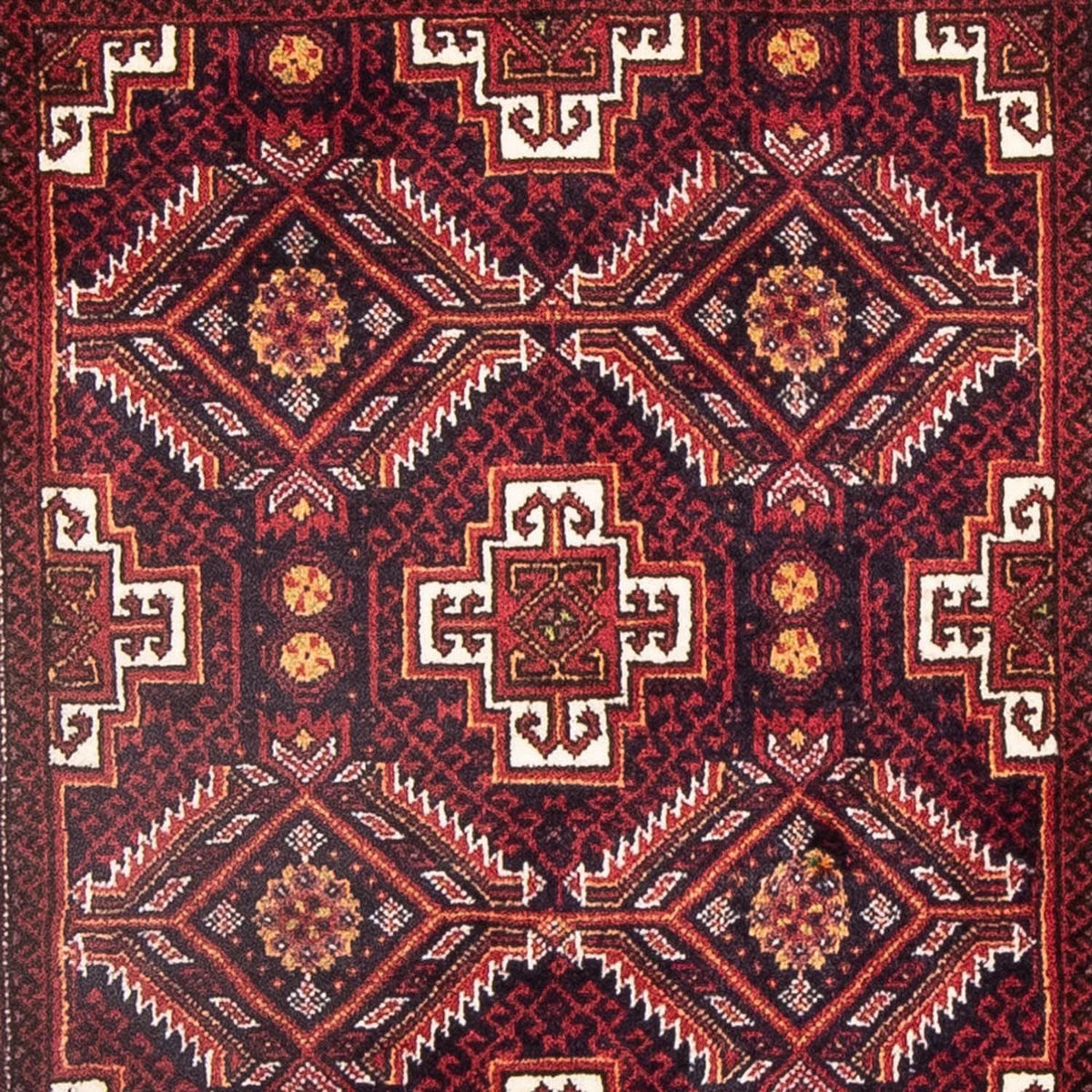 Belutsch Rug - 152 x 81 cm - dark red