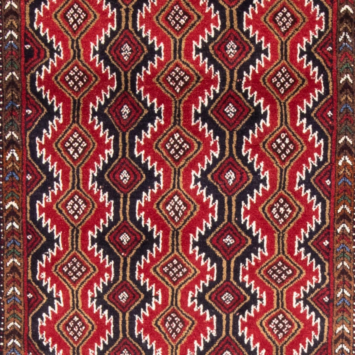 Runner Belutsch Rug - 206 x 106 cm - red