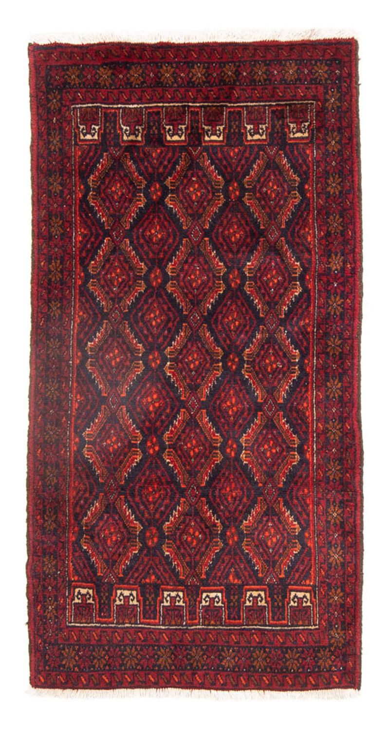 Belutsch Rug - 168 x 89 cm - dark red