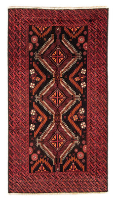 Runner Belutsch Rug - 196 x 106 cm - red