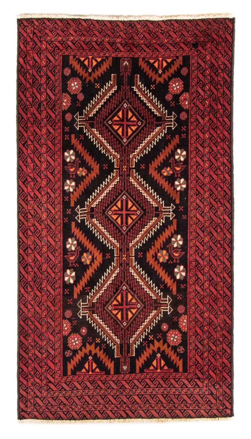 Runner Belutsch Rug - 196 x 106 cm - red