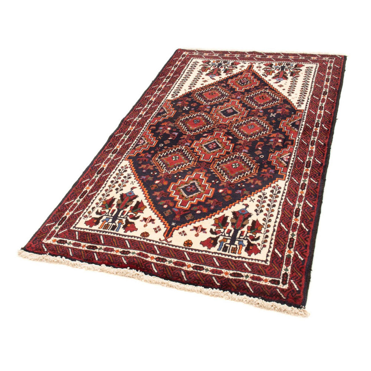 Runner Belutsch Rug - 185 x 103 cm - dark blue