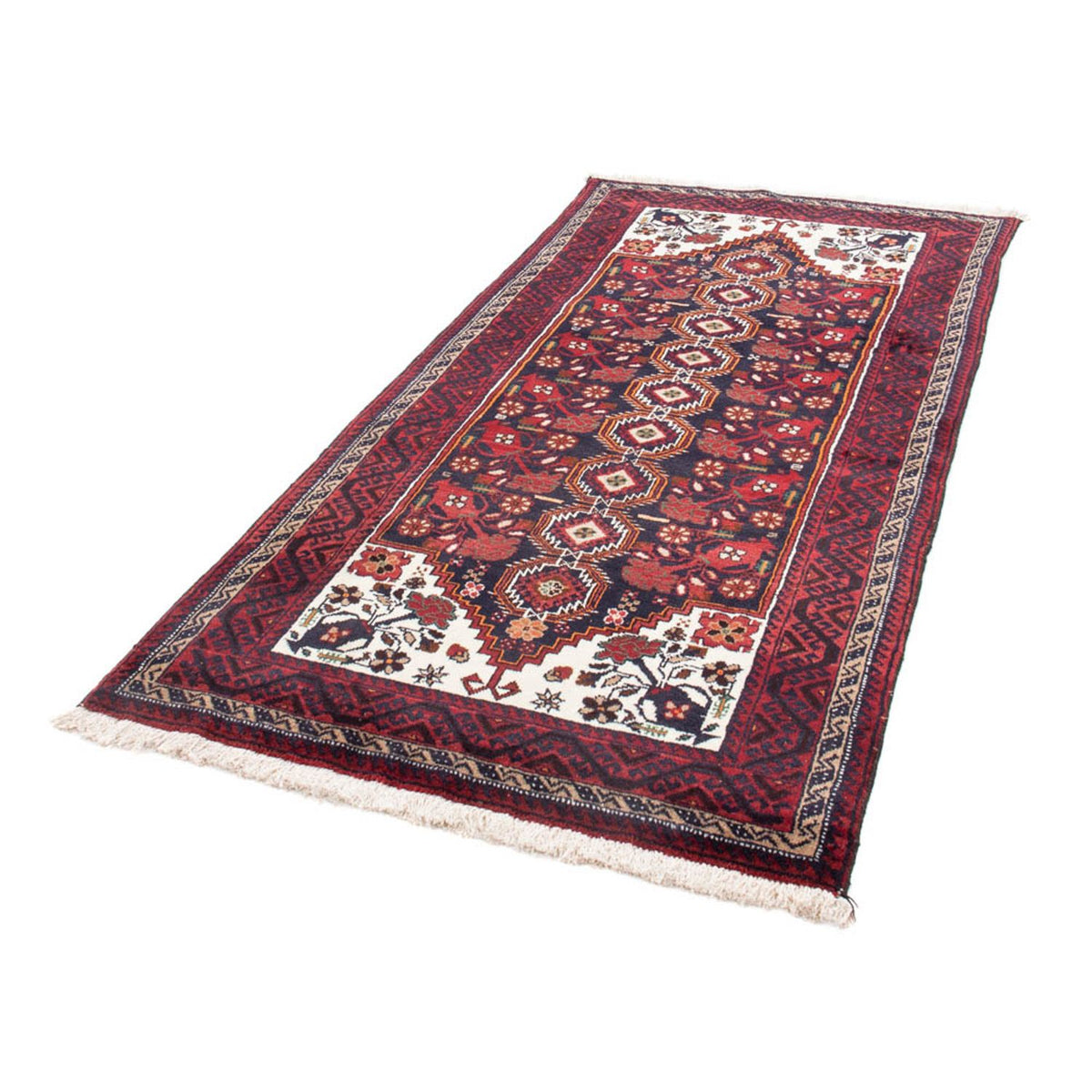 Runner Belutsch Rug - 199 x 99 cm - red