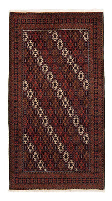 Runner Belutsch Rug - 186 x 102 cm - dark red