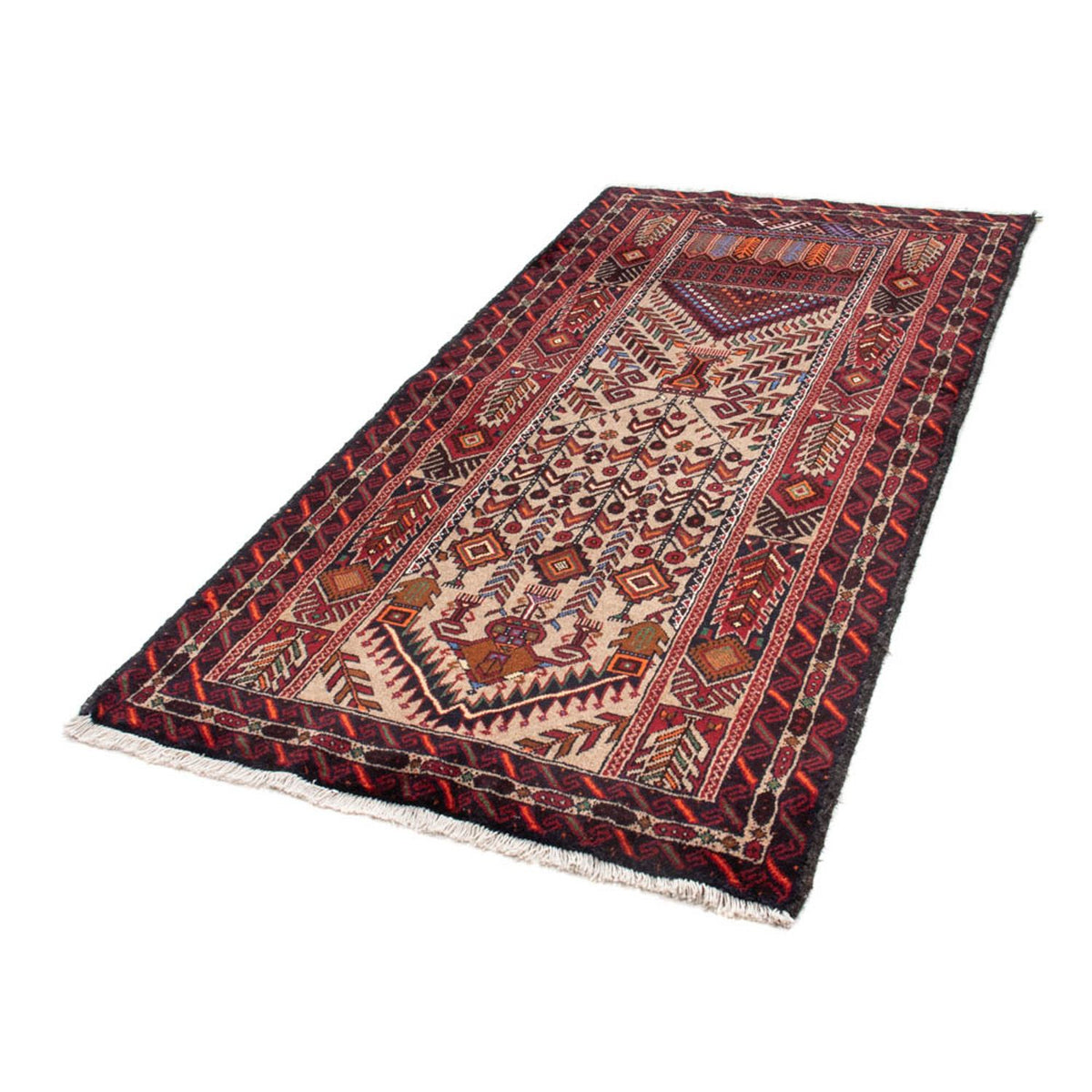 Runner Belutsch Rug - 195 x 99 cm - multicolored
