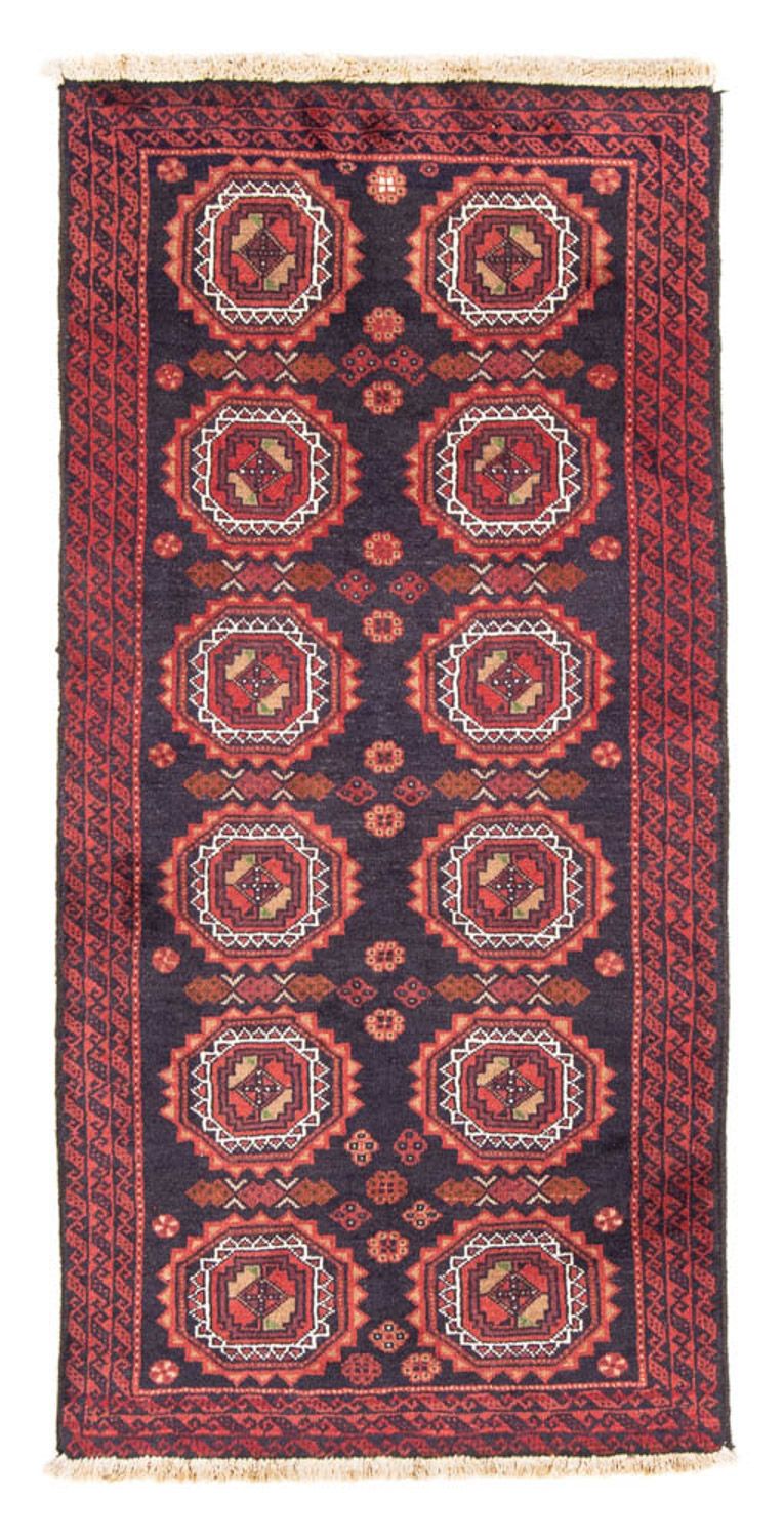 Runner Belutsch Rug - 186 x 95 cm - dark blue