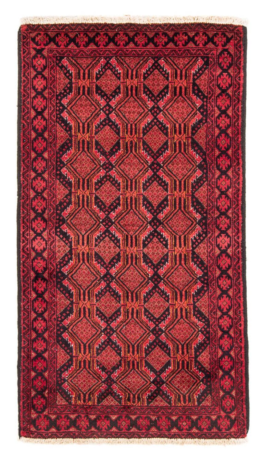 Runner Belutsch Rug - 195 x 104 cm - red