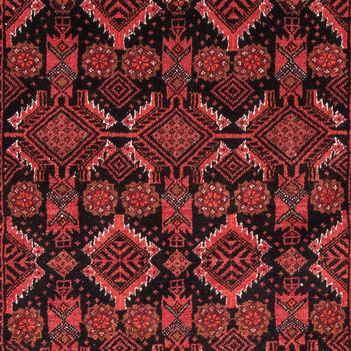 Runner Belutsch Rug - 187 x 99 cm - red