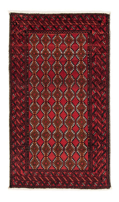 Runner Belutsch Rug - 186 x 104 cm - red