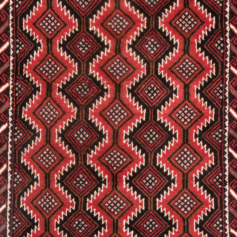 Runner Belutsch Rug - 199 x 107 cm - red