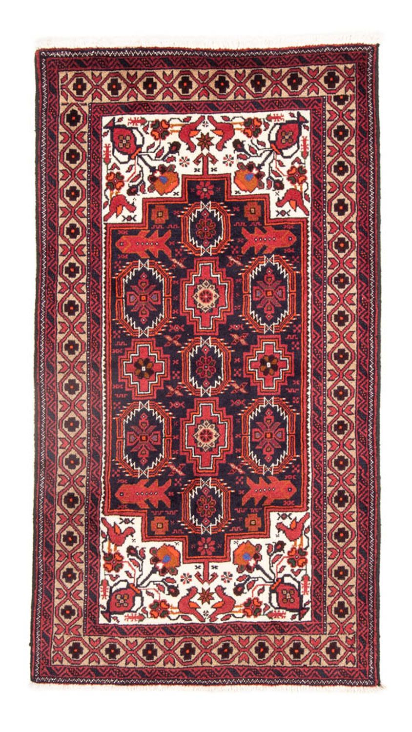 Runner Belutsch Rug - 195 x 106 cm - red