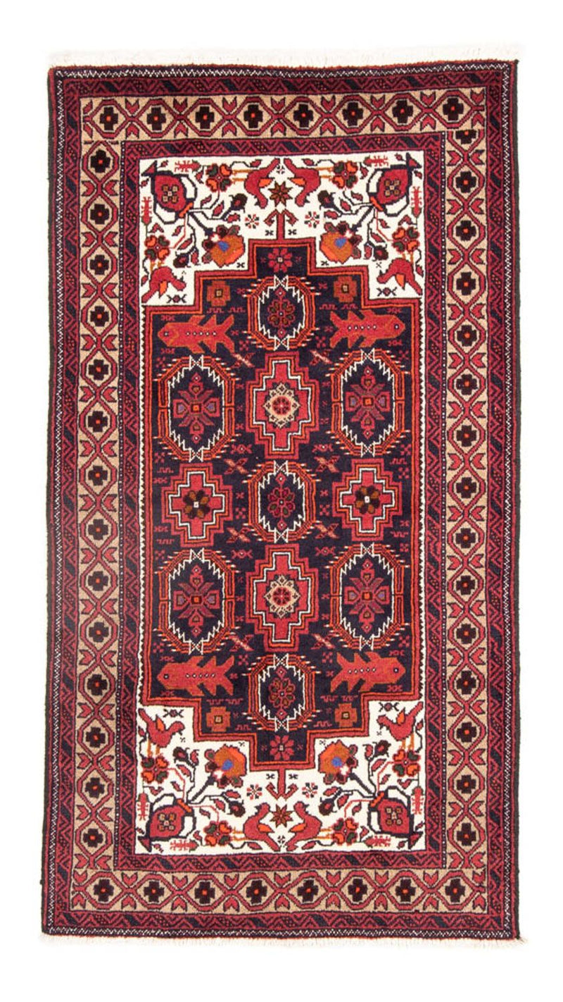 Runner Belutsch Rug - 195 x 106 cm - red