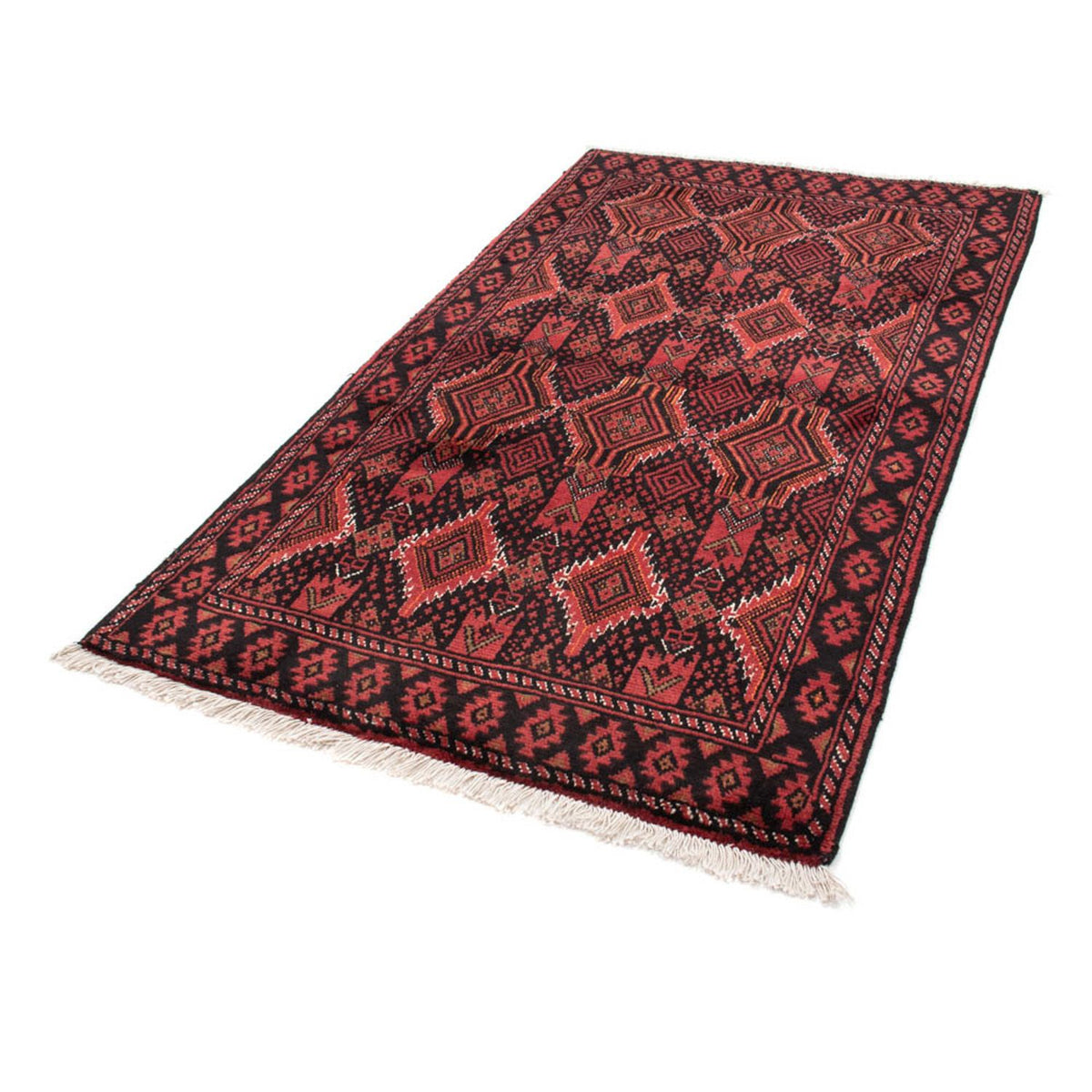 Runner Belutsch Rug - 189 x 104 cm - red