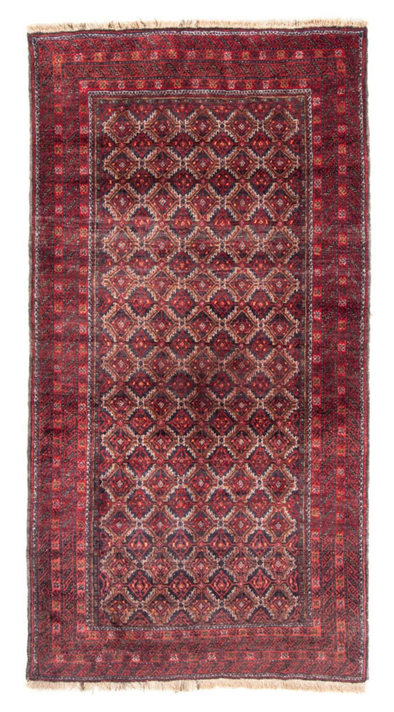 Runner Belutsch Rug - 206 x 107 cm - red
