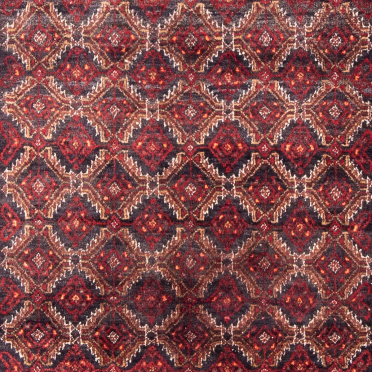 Runner Belutsch Rug - 206 x 107 cm - red