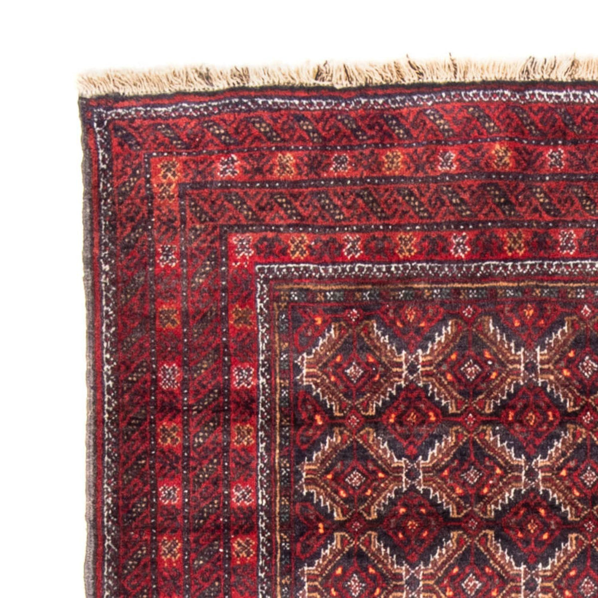Runner Belutsch Rug - 206 x 107 cm - red