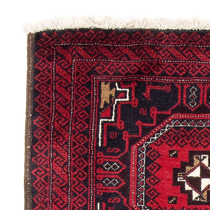 Runner Belutsch Rug - 175 x 95 cm - dark red