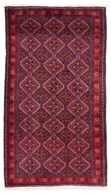 Runner Belutsch Rug - 174 x 99 cm - dark red