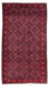 Runner Belutsch Rug - 174 x 99 cm - dark red