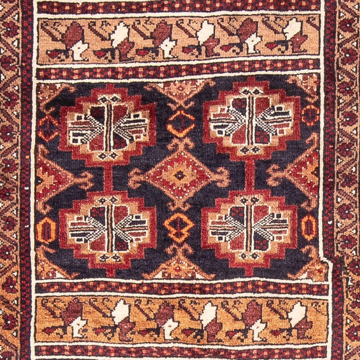 Runner Belutsch Rug - 201 x 111 cm - multicolored