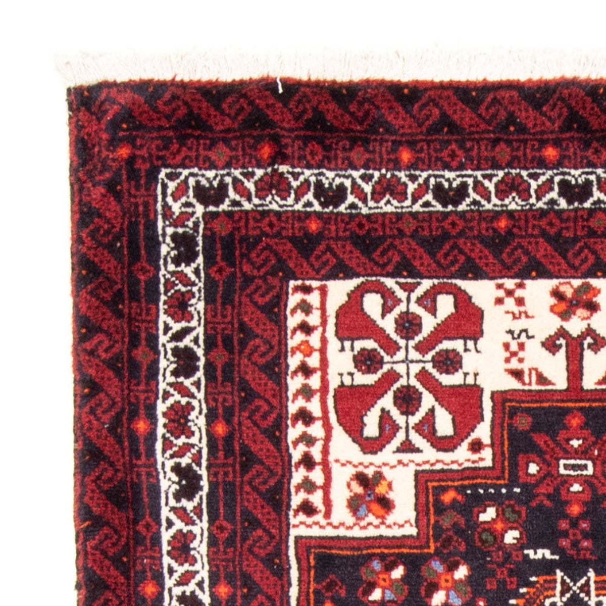 Runner Belutsch Rug - 194 x 110 cm - red