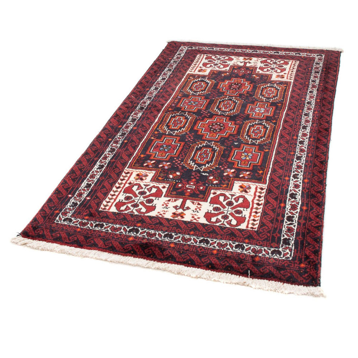 Runner Belutsch Rug - 194 x 110 cm - red