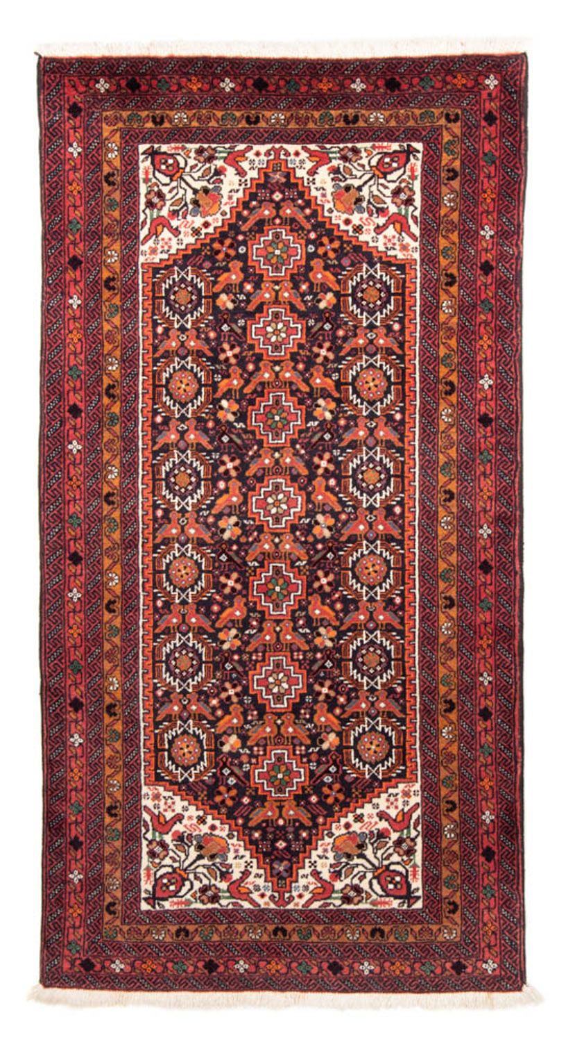 Runner Belutsch Rug - 210 x 106 cm - red