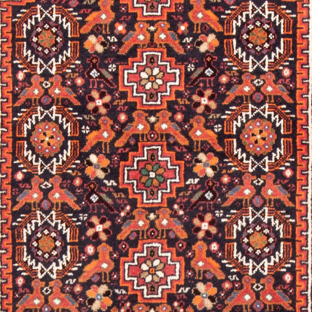 Runner Belutsch Rug - 210 x 106 cm - red