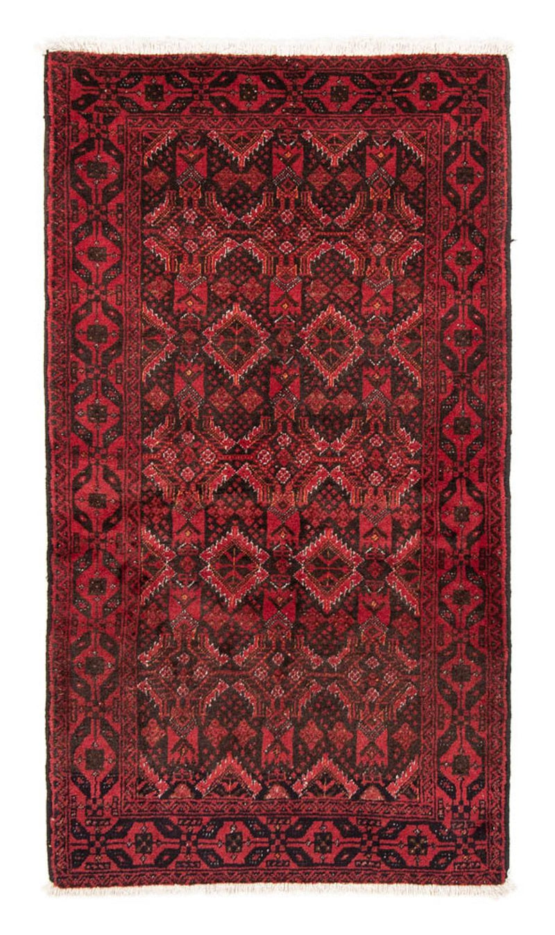 Runner Belutsch Rug - 196 x 100 cm - red