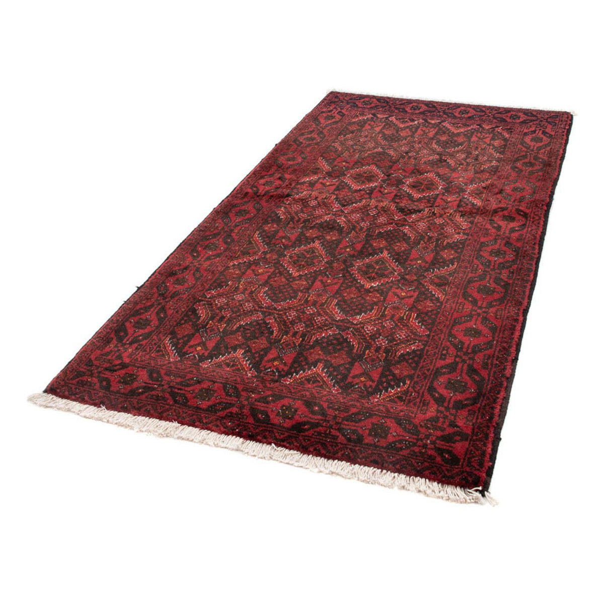 Runner Belutsch Rug - 196 x 100 cm - red