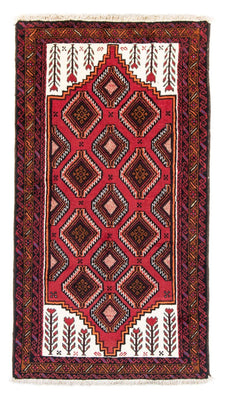 Runner Belutsch Rug - 194 x 104 cm - red
