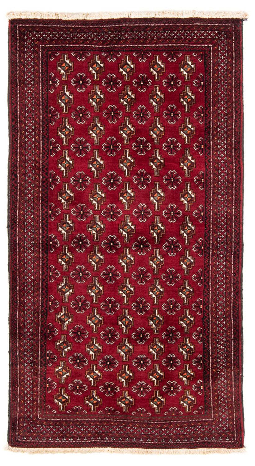 Runner Belutsch Rug - 194 x 101 cm - dark red
