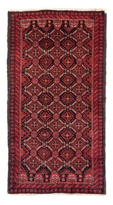 Runner Belutsch Rug - 180 x 93 cm - red
