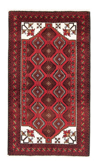 Runner Belutsch Rug - 194 x 102 cm - red