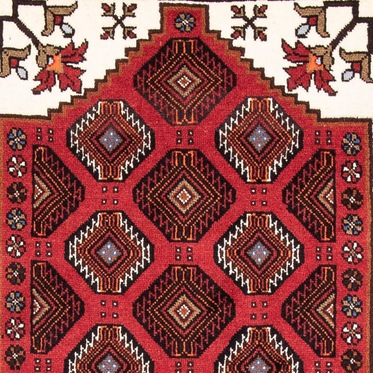 Runner Belutsch Rug - 194 x 102 cm - red