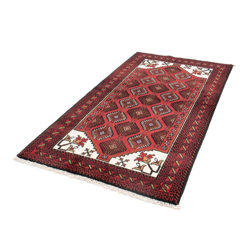Runner Belutsch Rug - 194 x 102 cm - red