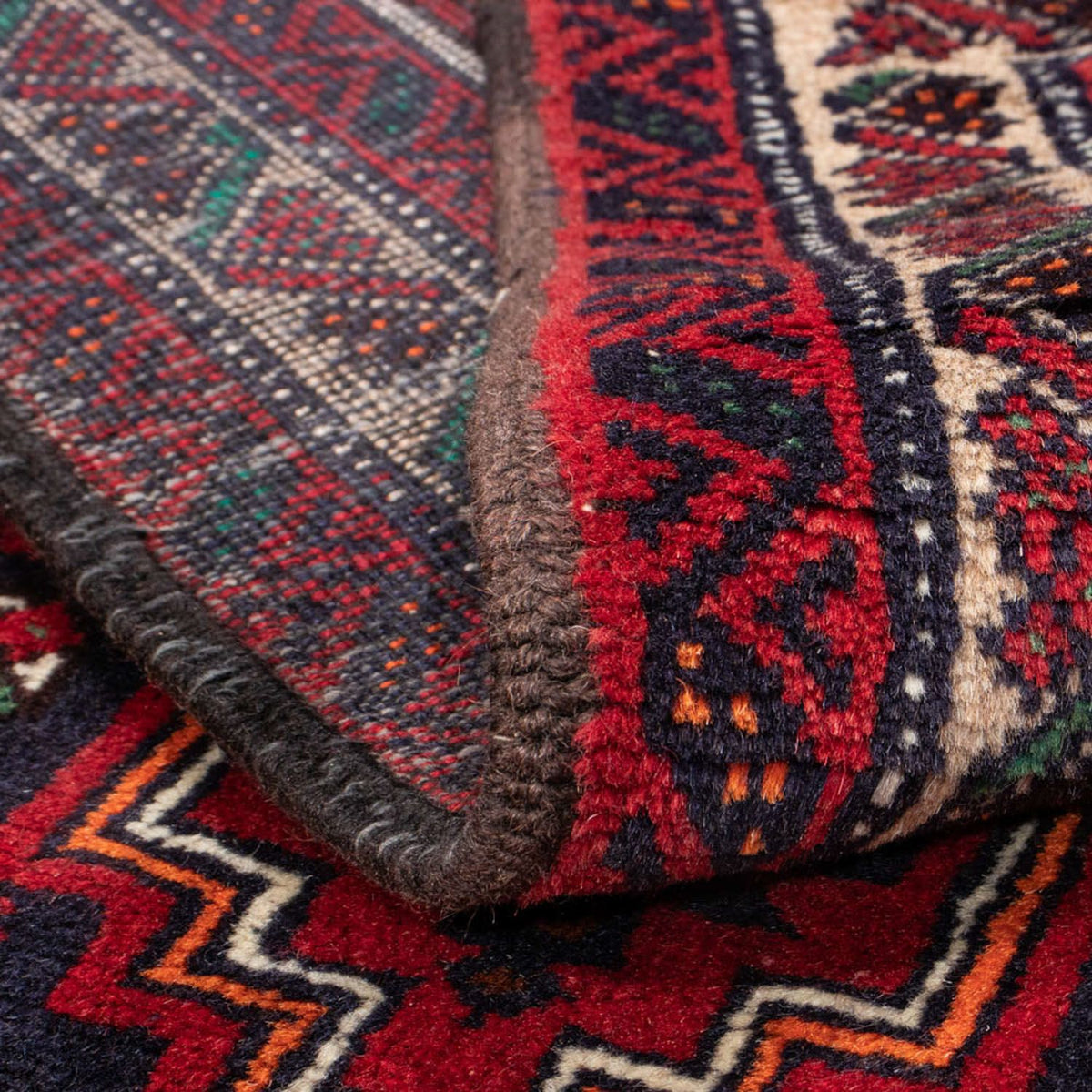 Runner Belutsch Rug - 181 x 101 cm - dark blue