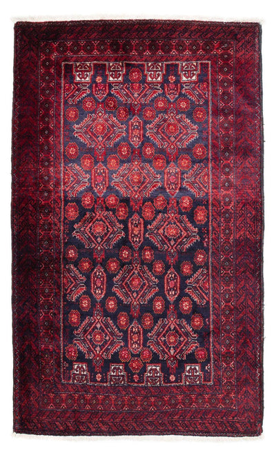 Belutsch Rug 108x187cm - Oriental Rug - dark blue