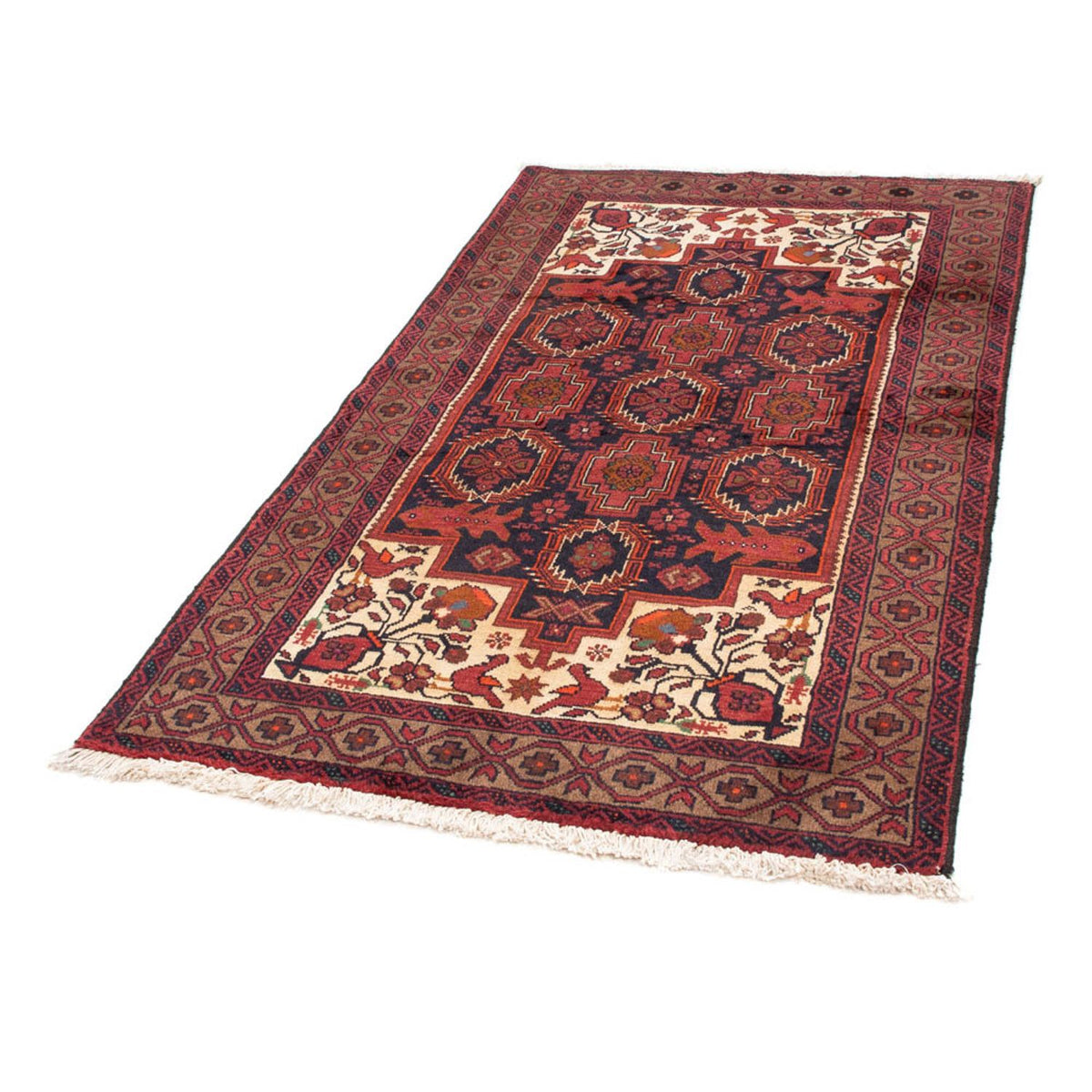 Runner Belutsch Rug - 182 x 103 cm - red