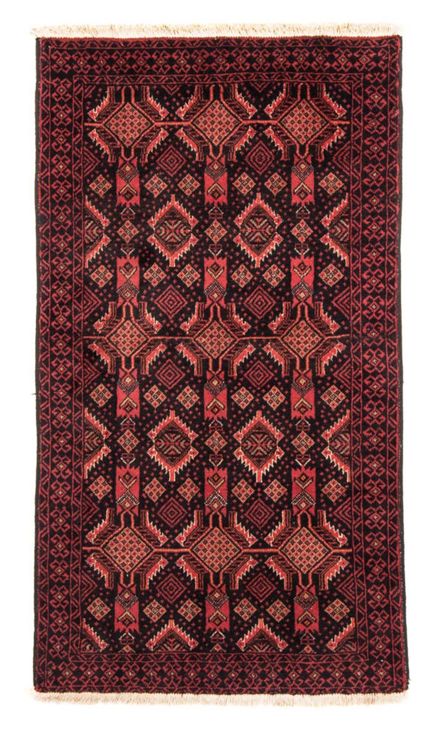 Runner Belutsch Rug - 176 x 101 cm - light red