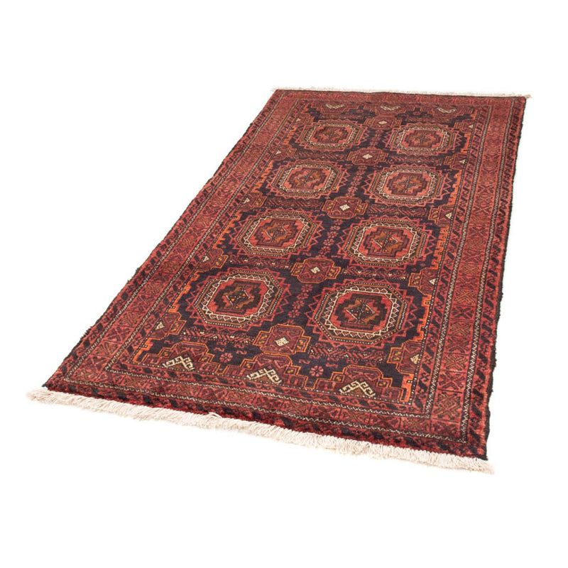 Runner Belutsch Rug - 200 x 106 cm - light red