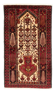 Runner Belutsch Rug - 187 x 102 cm - red