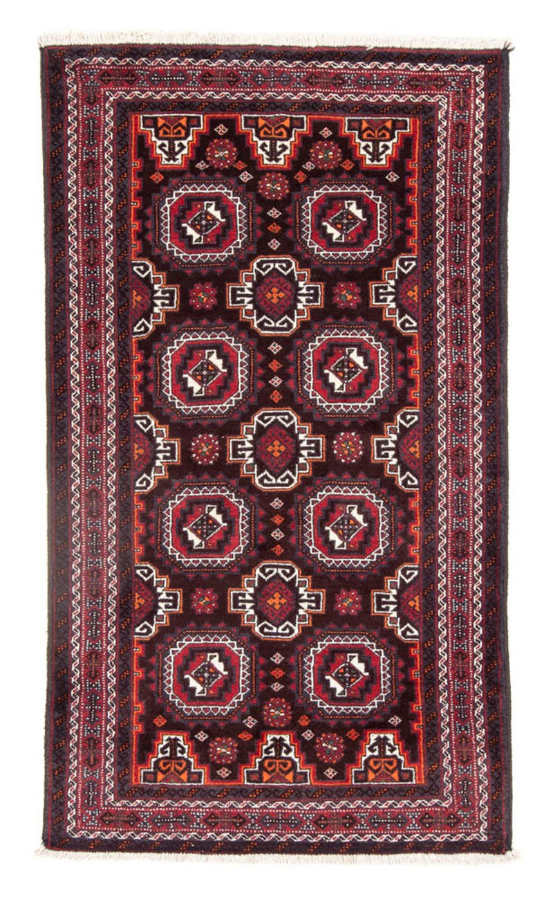 Runner Belutsch Rug - 194 x 105 cm - red