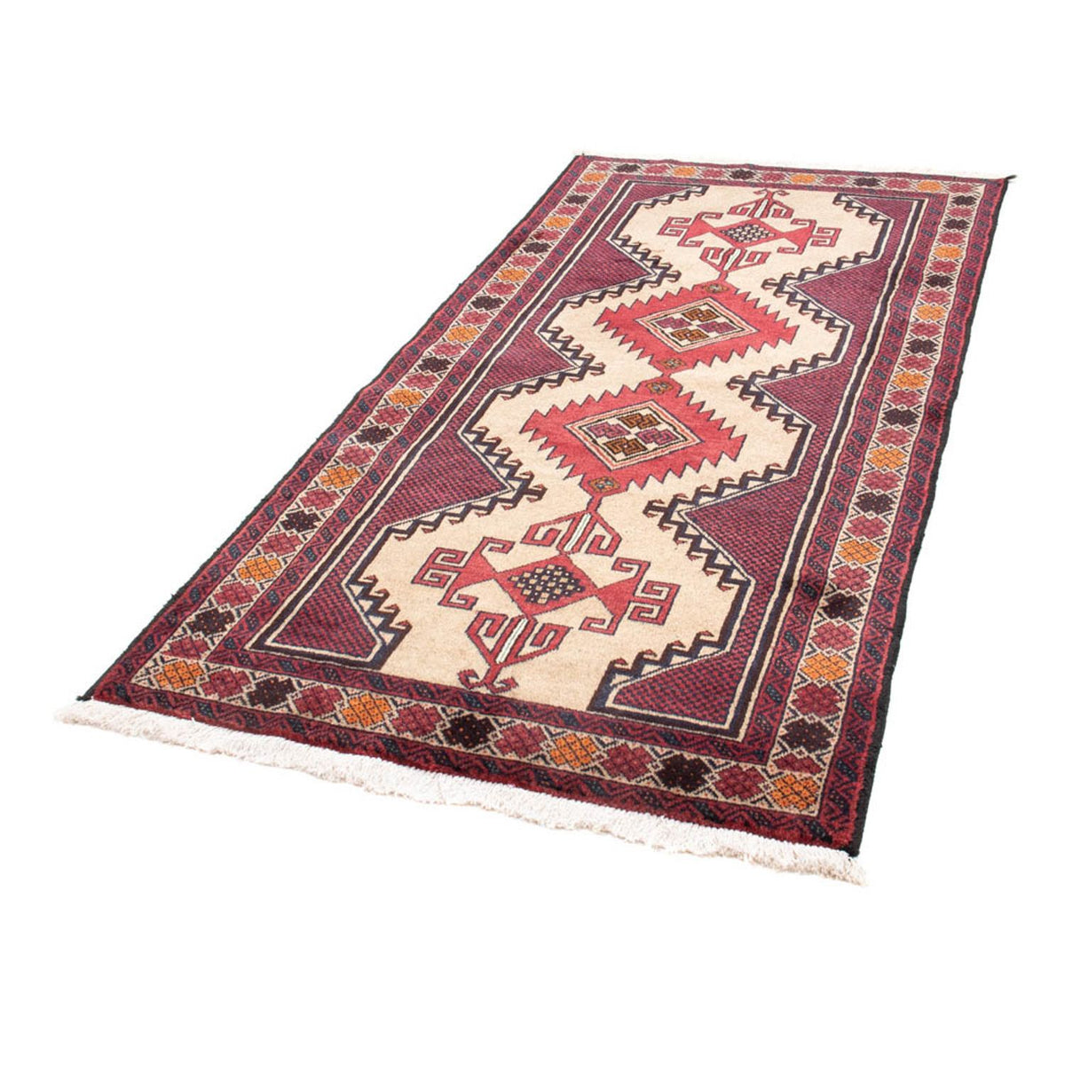 Runner Belutsch Rug - 205 x 103 cm - beige