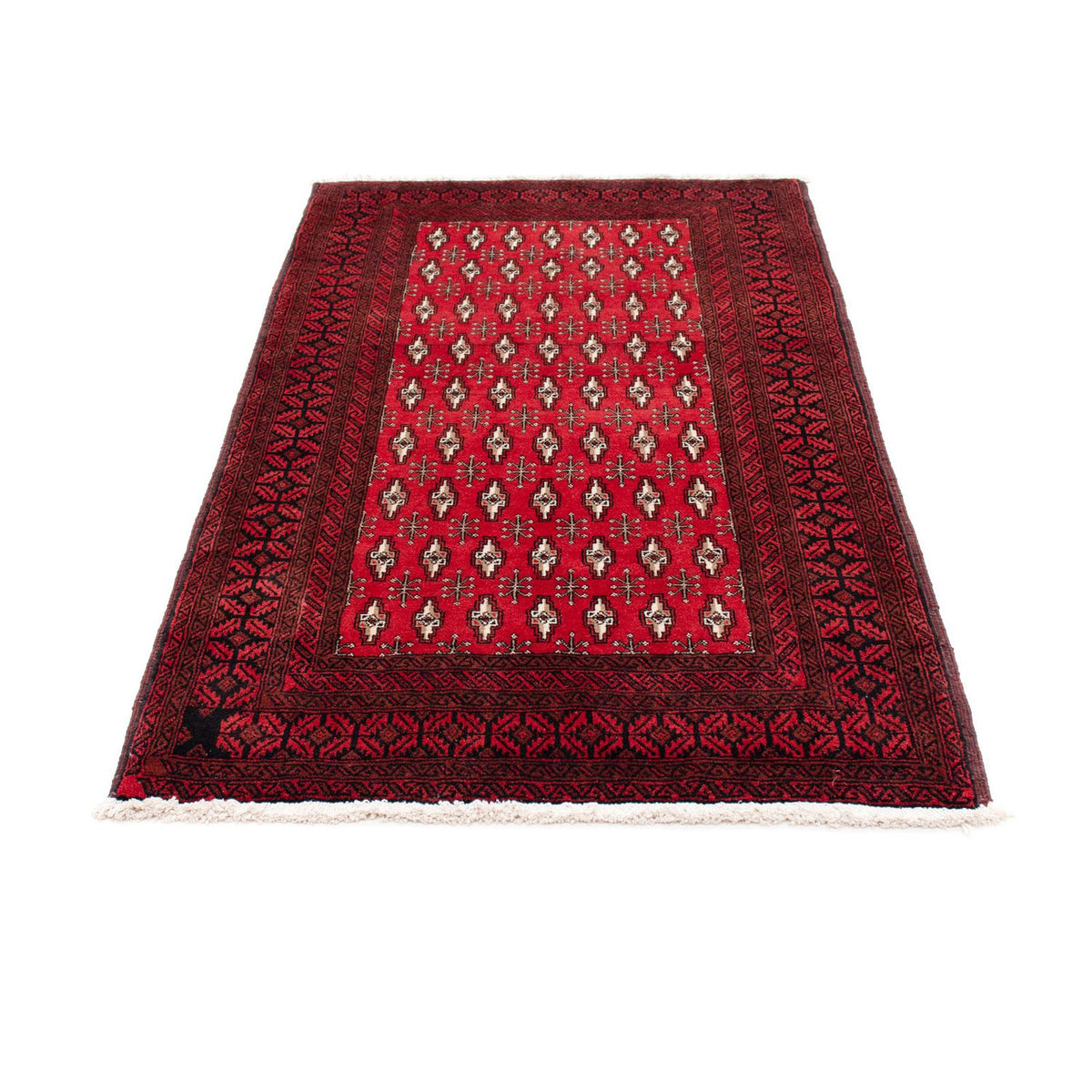 Runner Belutsch Rug - 176 x 97 cm - dark red