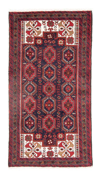Runner Belutsch Rug - 188 x 100 cm - red