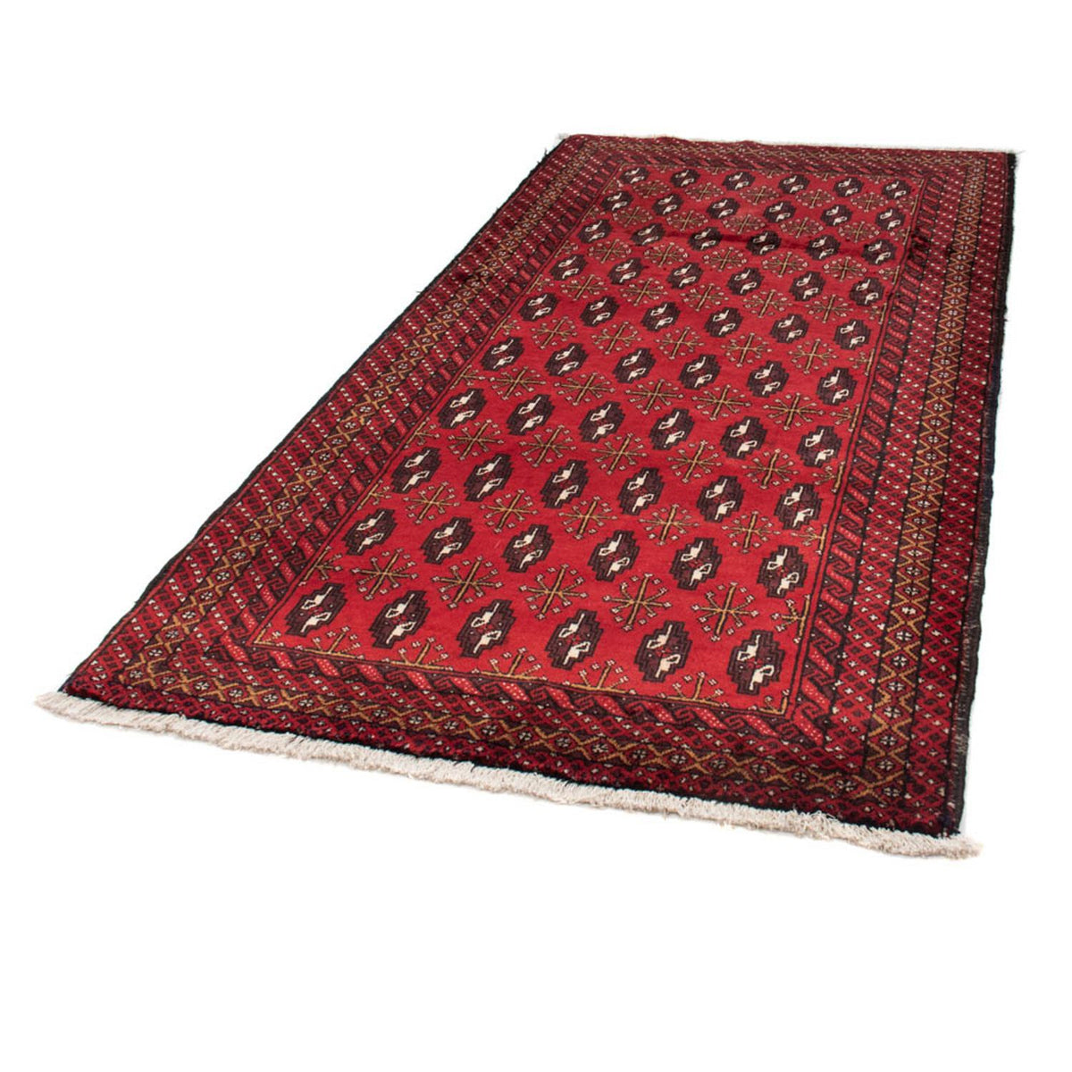Runner Belutsch Rug - 208 x 108 cm - red
