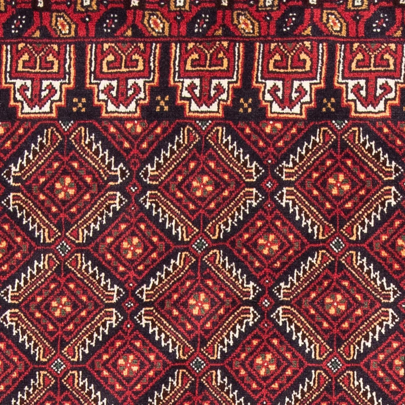 Runner Belutsch Rug - 193 x 103 cm - red